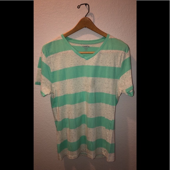 Mint and Grey Tee - Picture 1 of 2